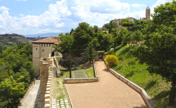Jardín de los poetas en Segovia