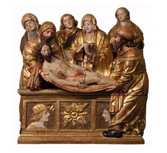 Santo entierro, pieza que se podrá ver en Villafranca del Bierzo en Hospitalitas