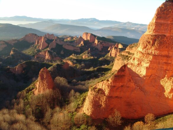 Panorámica de Las Médulas