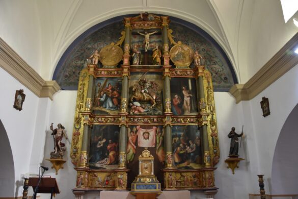 Retablo mayor de la iglesia de Santiago Apóstol, de Anaya, Segovia