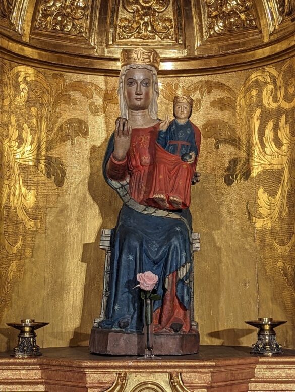 Imagen de la Virgen de la Soterraña, patrona de Ávila